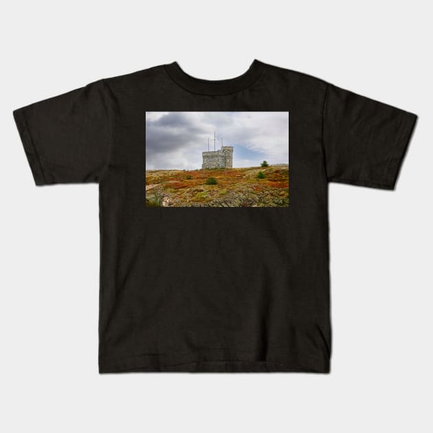 Signal Hill and Cabot Tower, St. John's Newfoundland Kids T-Shirt by MartynUK